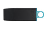 Kingston Technology DataTraveler Exodia USB-nøgle 64 GB USB Type-A 3.2 Gen 1 (3.1 Gen 1) Sort, Turkis