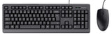 Trust Primo tastatur Mus inkluderet Universel USB QWERTY US engelsk Sort