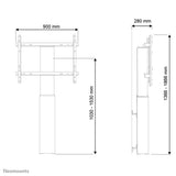 Neomounts PLASMA-W2250BLACK tv-beslag 2,54 m (100") Sort