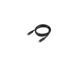 Lenovo 4X90U90619 USB-kabel USB 3.2 Gen 2 (3.1 Gen 2) 1 m USB C Sort