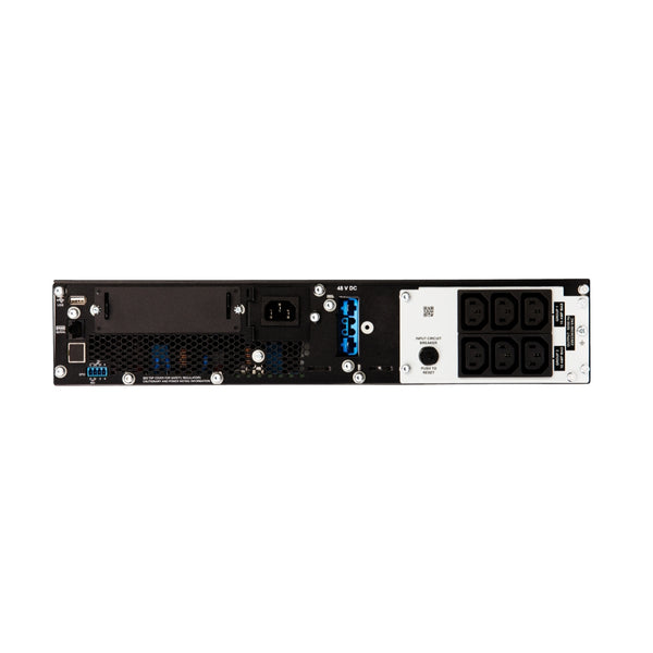 APC SRT1000RMXLI UPS-enhed Dobbeltkonvertering (online) 1 kVA 1000 W 6 AC stikkontakt(er)