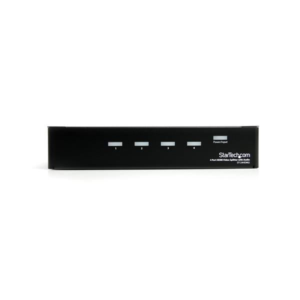 StarTech.com ST124HDMI2 video-splitter HDMI 4x HDMI