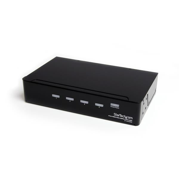 StarTech.com ST124HDMI2 video-splitter HDMI 4x HDMI