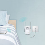TP-Link TL-WA860RE Power Line netværksadapter 300 Mbit/s Ethernet LAN Wi-Fi Hvid 1 stk