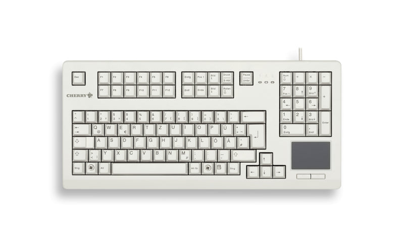 CHERRY TouchBoard G80-1190 tastatur Universel USB QWERTZ Tysk Grå