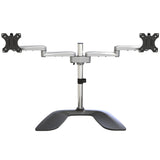 StarTech.com ARMDUALSS skærmbeslag og -stativer 81,3 cm (32") Skrivebord Sort, Sølv