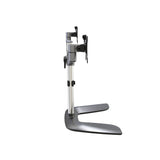 StarTech.com ARMDUALSS skærmbeslag og -stativer 81,3 cm (32") Skrivebord Sort, Sølv