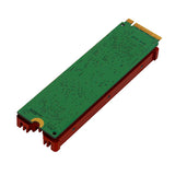 Axagon CLR-M2 Computerkølesystem M.2 NVMe SSD, Solid-state drev Køleplade/køler Sort, Rød 1 stk