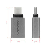 Axagon RUCM-AFA kabel kønsskifter USB type C USB type A Metallic