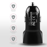 Axagon PWC-QC5 oplader til mobil enhed Mobiltelefon, Smartphone, Tablet, Universel Sort Cigartænder Hurtig opladning Automatisk