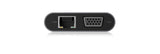 ICY BOX IB-DK4040-CPD Ledningsført USB 3.2 Gen 1 (3.1 Gen 1) Type-C Anthracit, Sort