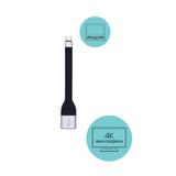 i-tec C31FLATDP60HZ videokabel adapter 0,11 m USB Type-C DisplayPort Sort