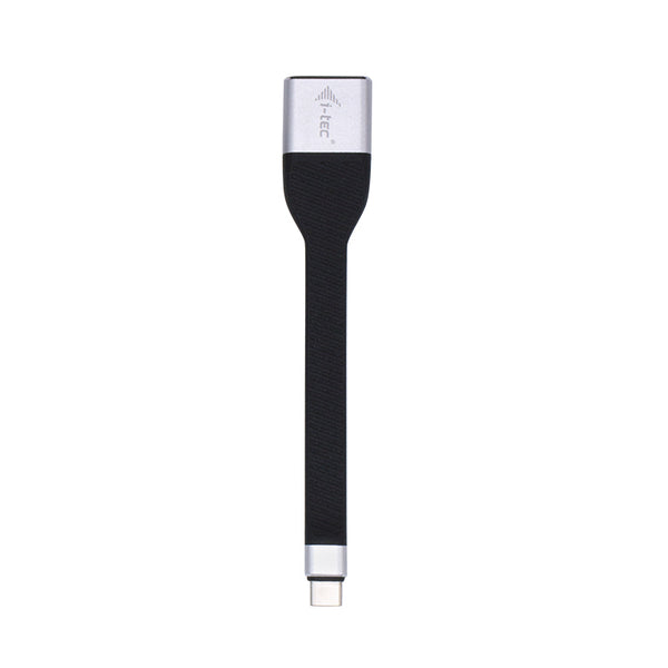 i-tec C31FLATDP60HZ videokabel adapter 0,11 m USB Type-C DisplayPort Sort