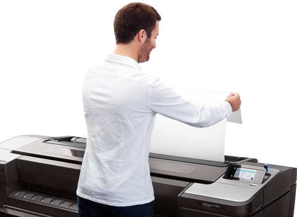 HP Designjet T1700 44-in PostScript Printer storformat printer Termisk inkjet Farve 2400 x 1200 dpi 1118 x 1676 mm Ethernet LAN