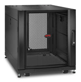 APC NetShelter SX 12U Fritstående reol Sort