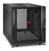 APC NetShelter SX 12U Fritstående reol Sort