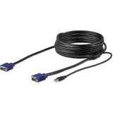 StarTech.com RKCONSUV15 KVM-kabel Sort 4,6 m