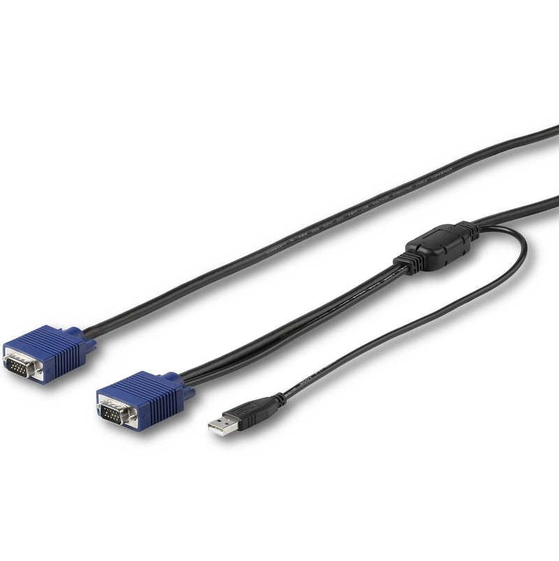StarTech.com RKCONSUV15 KVM-kabel Sort 4,6 m