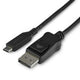 StarTech.com CDP2DP141MB videokabel adapter 1 m DisplayPort USB Type-C Sort
