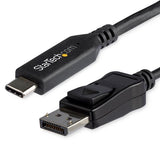 StarTech.com CDP2DP146B videokabel adapter 1,8 m USB Type-C DisplayPort Sort