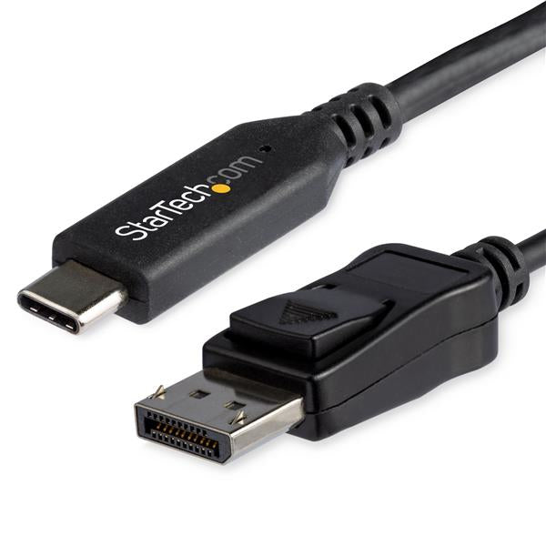 StarTech.com CDP2DP146B videokabel adapter 1,8 m USB Type-C DisplayPort Sort