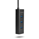 Axagon HUE-S2BP interface hub USB 3.2 Gen 1 (3.1 Gen 1) Type-A 5000 Mbit/s Sort
