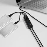 Axagon HUE-S2BP interface hub USB 3.2 Gen 1 (3.1 Gen 1) Type-A 5000 Mbit/s Sort