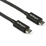 StarTech.com TBLT34MM80CM Thunderbolt kabel 0,8 m 40 Gbit/sek. Sort