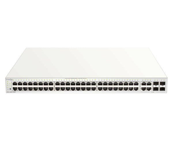 D-Link DBS-2000-52MP netværksswitch Administreret L2 Gigabit Ethernet (10/100/1000) Strøm over Ethernet (PoE) Grå