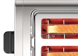 Bosch TAT5P420 brødrister 2 skive(r) 970 W Sort, Rustfrit stål