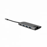 Verbatim 49142 dockingstation USB 3.2 Gen 1 (3.1 Gen 1) Type-C Sort, Sølv