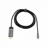Verbatim 49144 videokabel adapter 1,5 m USB Type-C HDMI Sort, Sølv