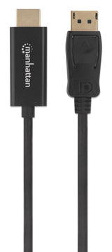 Manhattan 152679 videokabel adapter 1,8 m DisplayPort HDMI Sort
