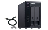 QNAP TR-002 drevkabinet HDD/SSD kabinet Sort 2.5/3.5"