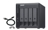 QNAP TR-004 drevkabinet HDD/SSD kabinet Sort 2.5/3.5"
