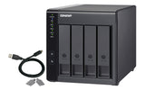 QNAP TR-004 drevkabinet HDD/SSD kabinet Sort 2.5/3.5"