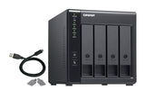QNAP TR-004 drevkabinet HDD/SSD kabinet Sort 2.5/3.5"