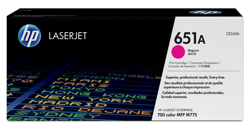 HP 651A Magenta Original LaserJet Toner Cartridge tonerpatron 1 stk