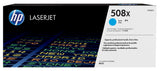 HP 508X High Yield Cyan Original LaserJet Toner Cartridge tonerpatron 1 stk Blå