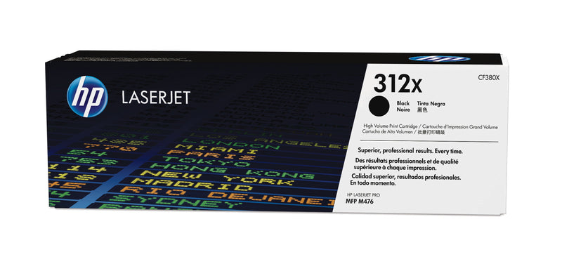 HP 312X High Yield Black Original LaserJet Toner Cartridge tonerpatron 1 stk