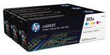 HP 305A 3-pack Cyan/Magenta/Yellow Original LaserJet Toner Cartridges tonerpatron Blå, Magenta, Gul