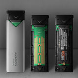 Axagon EEM2-UG2 drevkabinet SSD kabinet Sort, Grå M.2