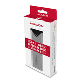 Axagon EEM2-UG2 drevkabinet SSD kabinet Sort, Grå M.2