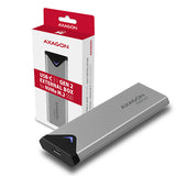 Axagon EEM2-UG2 drevkabinet SSD kabinet Sort, Grå M.2