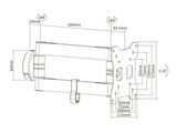 Multibrackets 7444 tv-beslag 81,3 cm (32") Sort