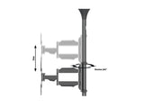 Multibrackets 6423 skærmbeslag til skiltning 106,7 cm (42") Sort