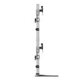 StarTech.com ARMQUADSS skærmbeslag og -stativer 81,3 cm (32") Skrivebord Sort, Sølv
