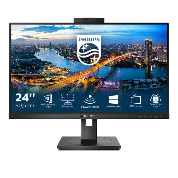 Philips B Line 242B1H/00 computerskærm 60,5 cm (23.8") 1920 x 1080 pixel Fuld HD LED Sort