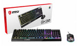 MSI VIGOR GK30 tastatur Mus inkluderet Spil USB QWERTY US engelsk Sort