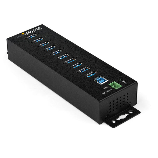 StarTech.com HB30A10AME interface hub USB 3.2 Gen 1 (3.1 Gen 1) Type-B 5000 Mbit/s Sort